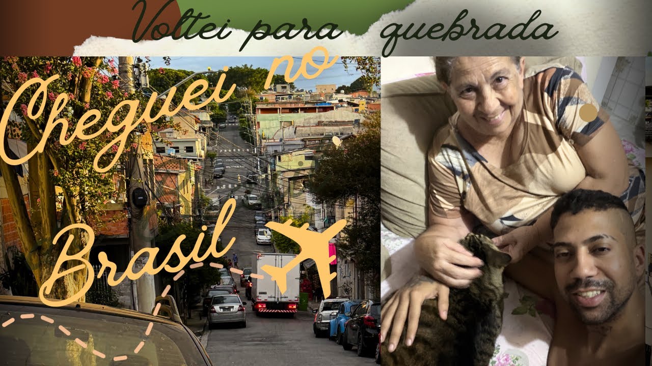 CHEGUEI NO BRASIL, DEPOIS DE 2 ANOS, VOLTEI PARA FICAR 🇧🇷