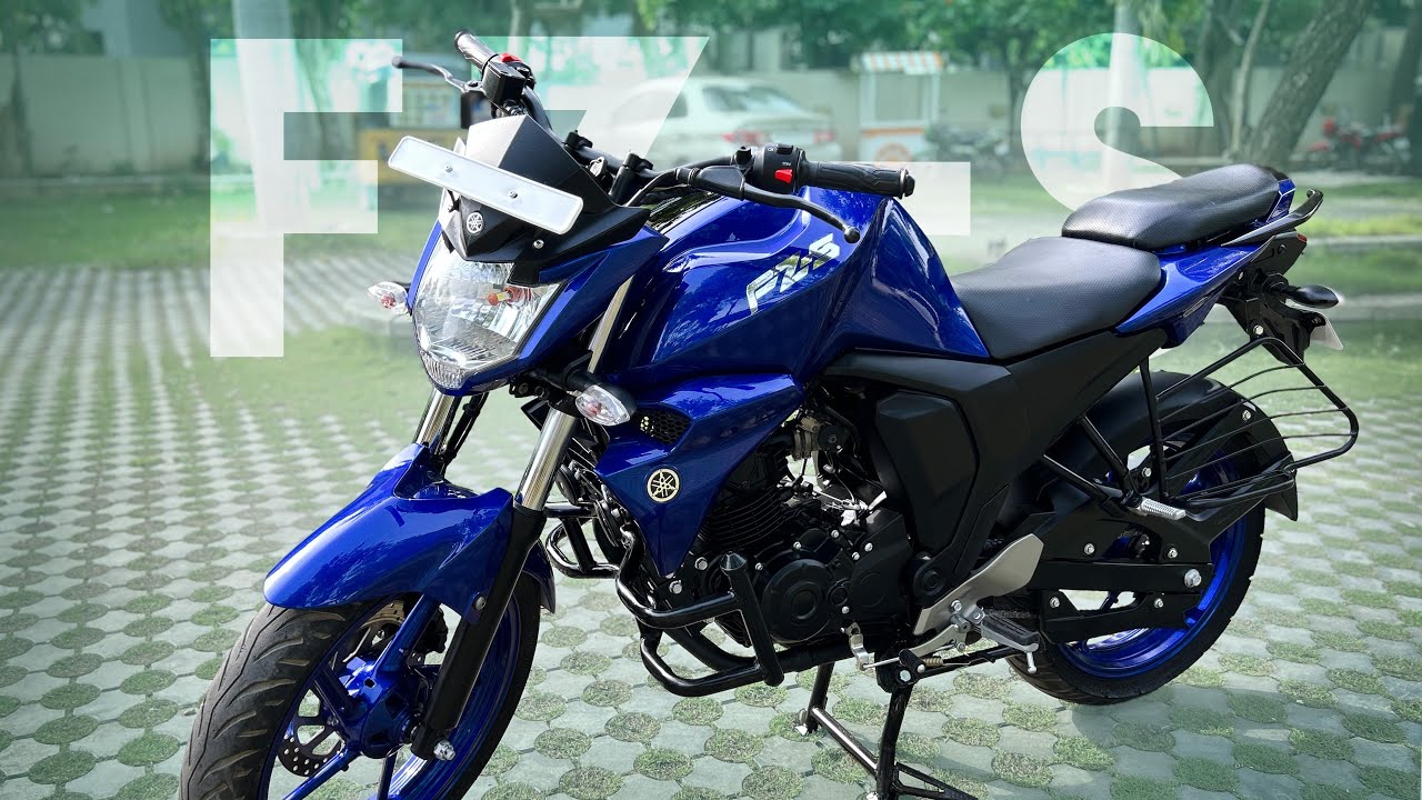 Yamaha FZ-S Blue and Black Glassy Finish  • PaintingFromCm