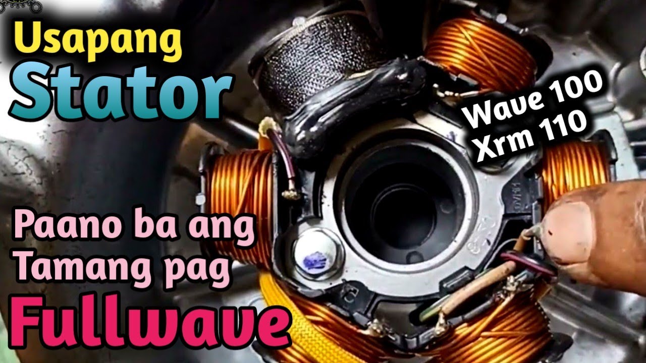 Paano ang tamang pag fullwave ng stator,,Wave 100,xrm 110 / Ganun lang pala yun kadali.