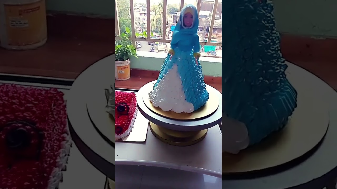 doll cake hijabi doll cake fondant cake homemade doll cake