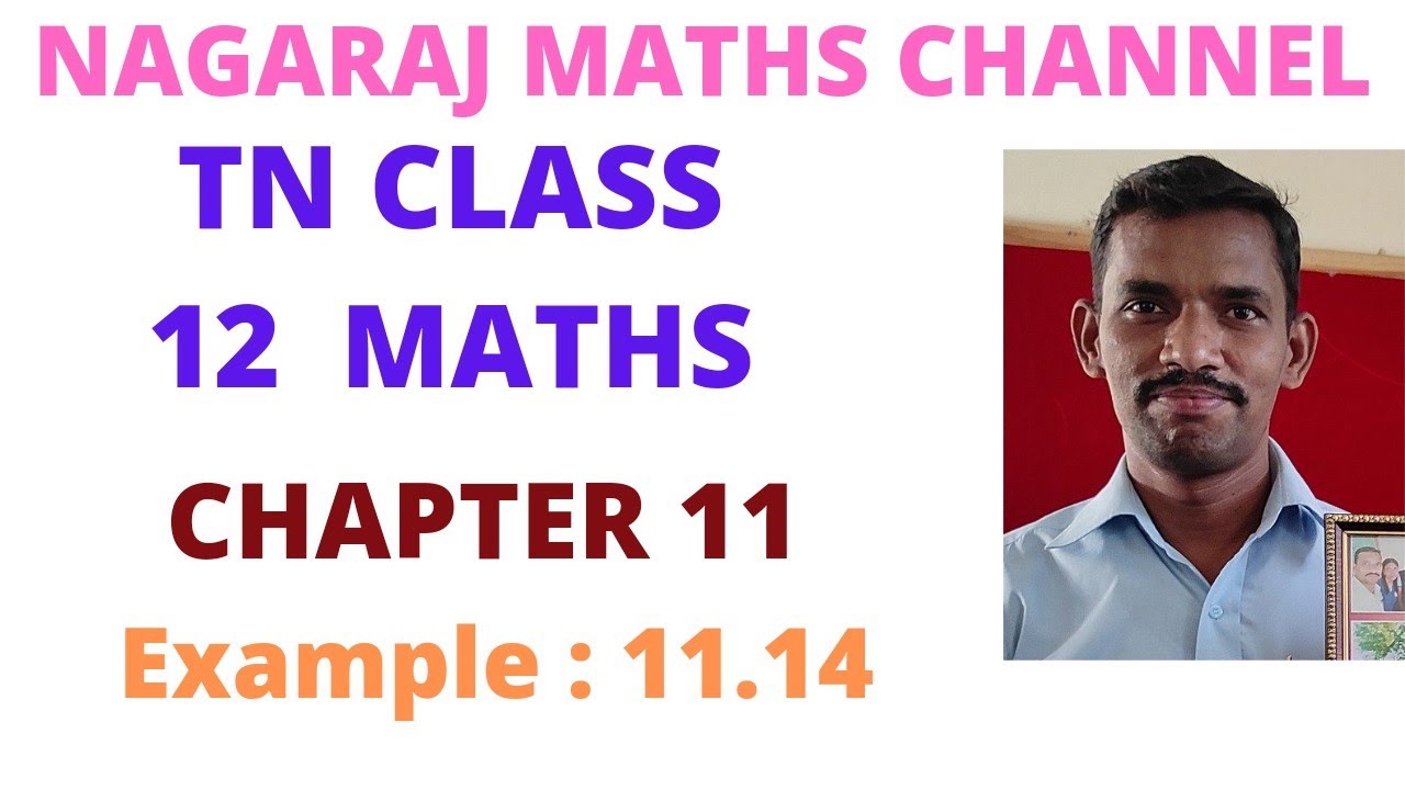 Example:11.14|| TN CLASS 12 MATHS CHAPTER 11