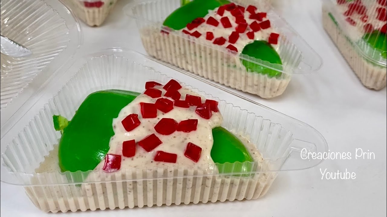 Gelatinas de Chiles en Nogada de Nuez Tricolor Para Negocio