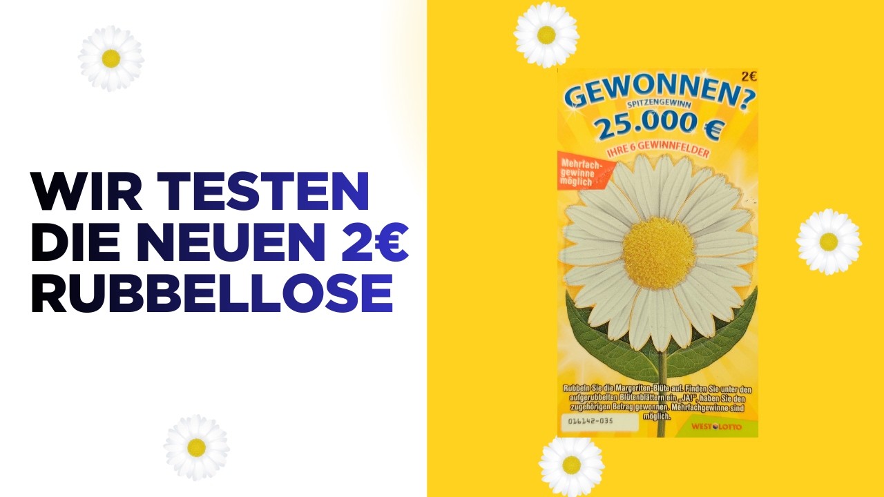 Folge 41| Die neuen 2 € Rubbellose haben wir gewonnen?