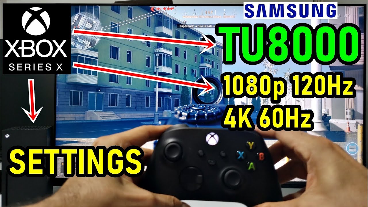 Samsung TU8000 con Xbox Series X ¿Tiene puertos HDMI 2.1? - 1080 120Hz / 4K 60Hz