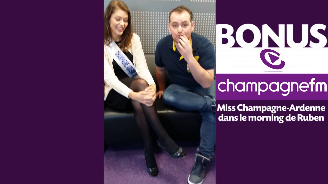 BONUS / Miss Champagne-Ardenne dans le morning de Ruben