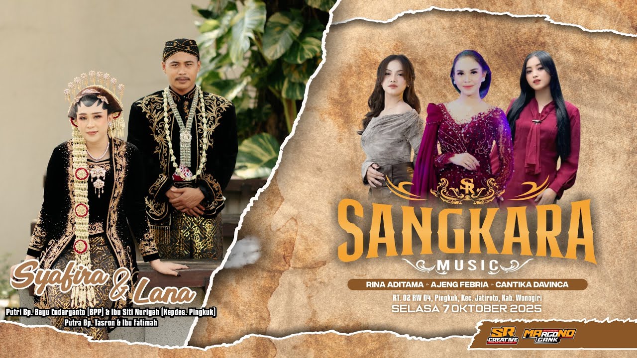 📌Live SANGKARA MUSIC // WEDDING SYAFIRA & LANA  // D8 PRO AUDIO