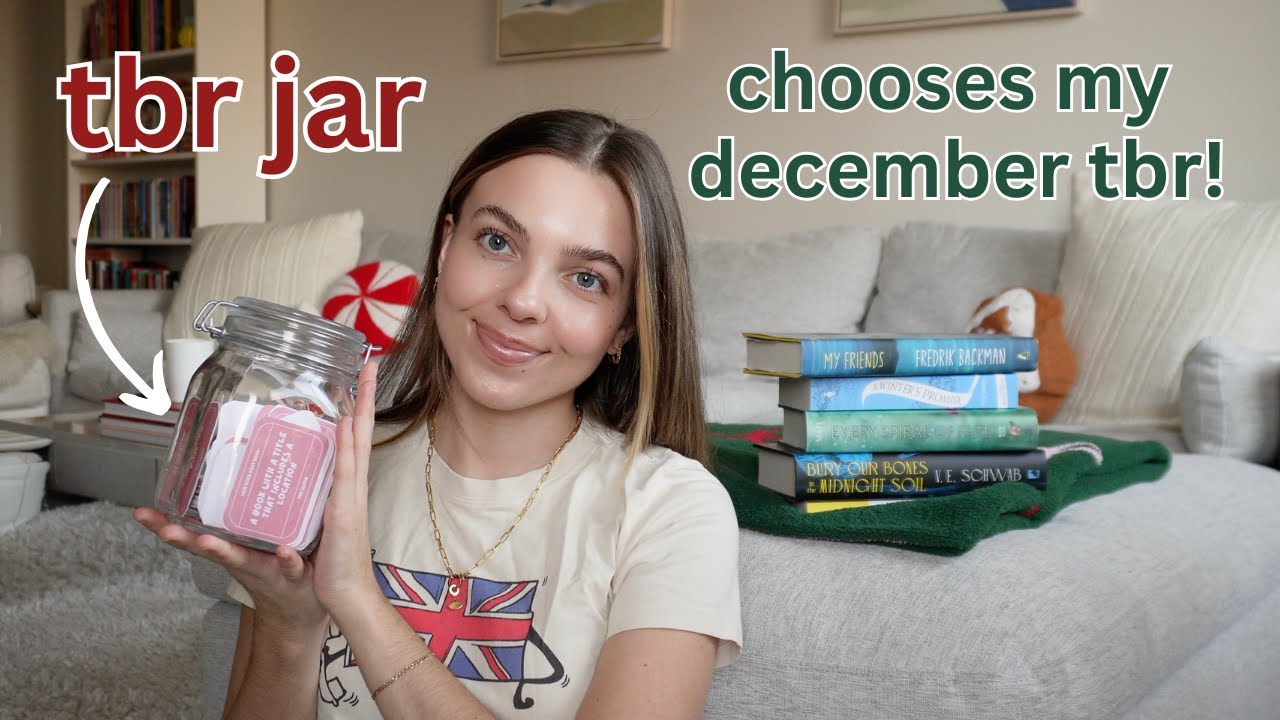 tbr jar chooses my december tbr 📚🫙 (bookmas day 1)!