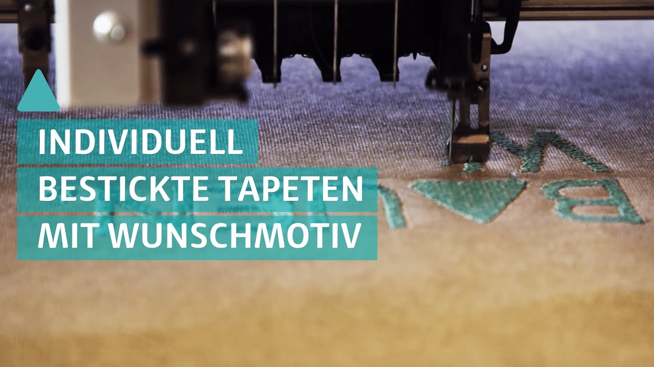 Genial - Tapeten mit den eigenen Wunschmotiven besticken| BAUEN & WOHNEN