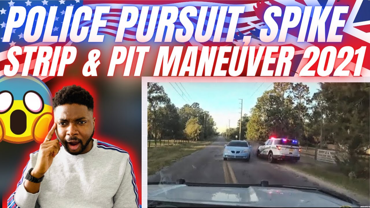 🇬🇧BRIT Reacts To A CRAZY POLICE PURSUIT INVOLVING SPIKE STRIPS & PIT MANOUVERS!