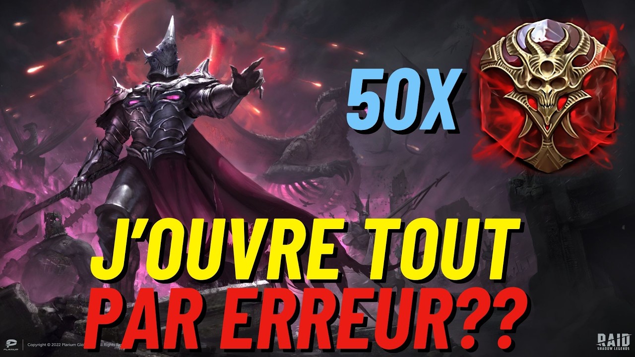 J'OUVRES MES GROSSES ÂMES PAR ERREUR??!! (opening) [RAID SHADOW LEGENDS]