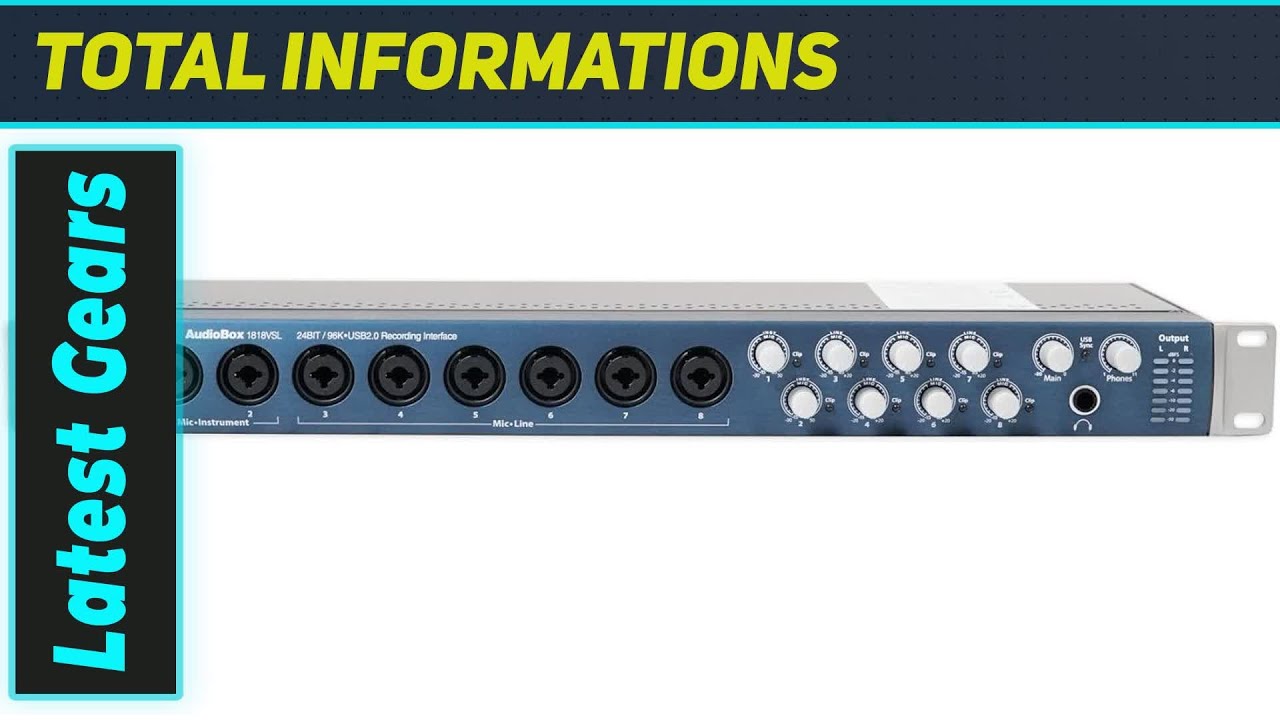PreSonus AudioBox 1818 VSL: Best Studio Interface?