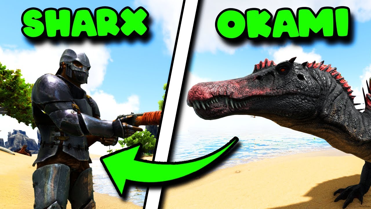 DINO VS SPEEDRUNNER mit SHARX (Ark Deutsch Challenge)