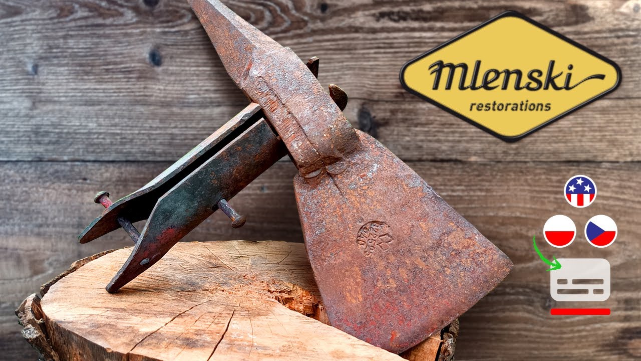 Antique fireman axe restoration