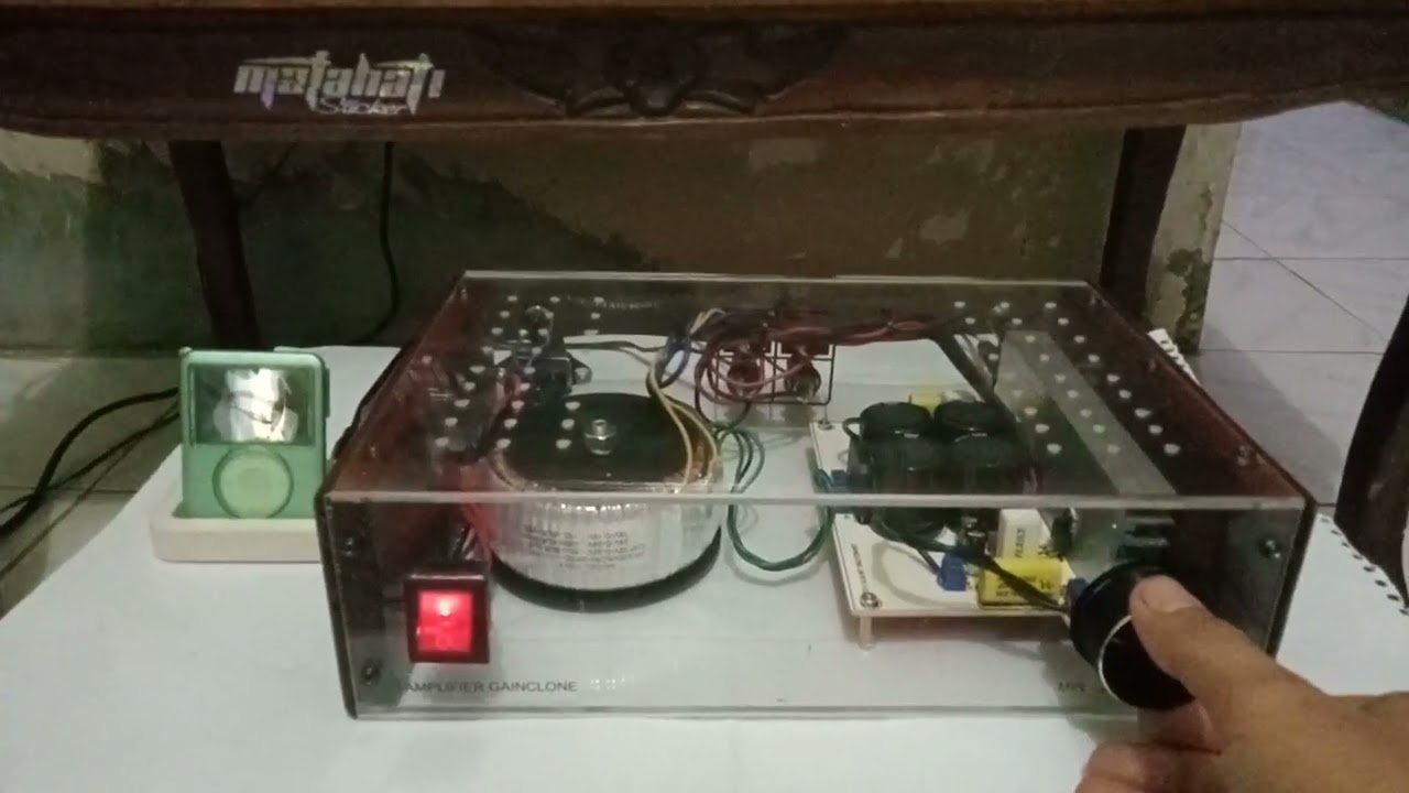 Tes rakitan amplifier GC Lm1875