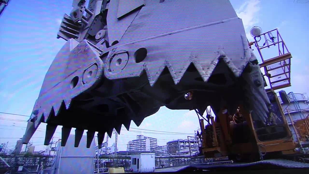 東京スカイツリー・基礎工事（NHK BS放映）