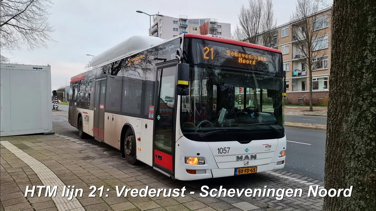HTM lijn 21: Vrederust - Scheveningen Noord | 2021