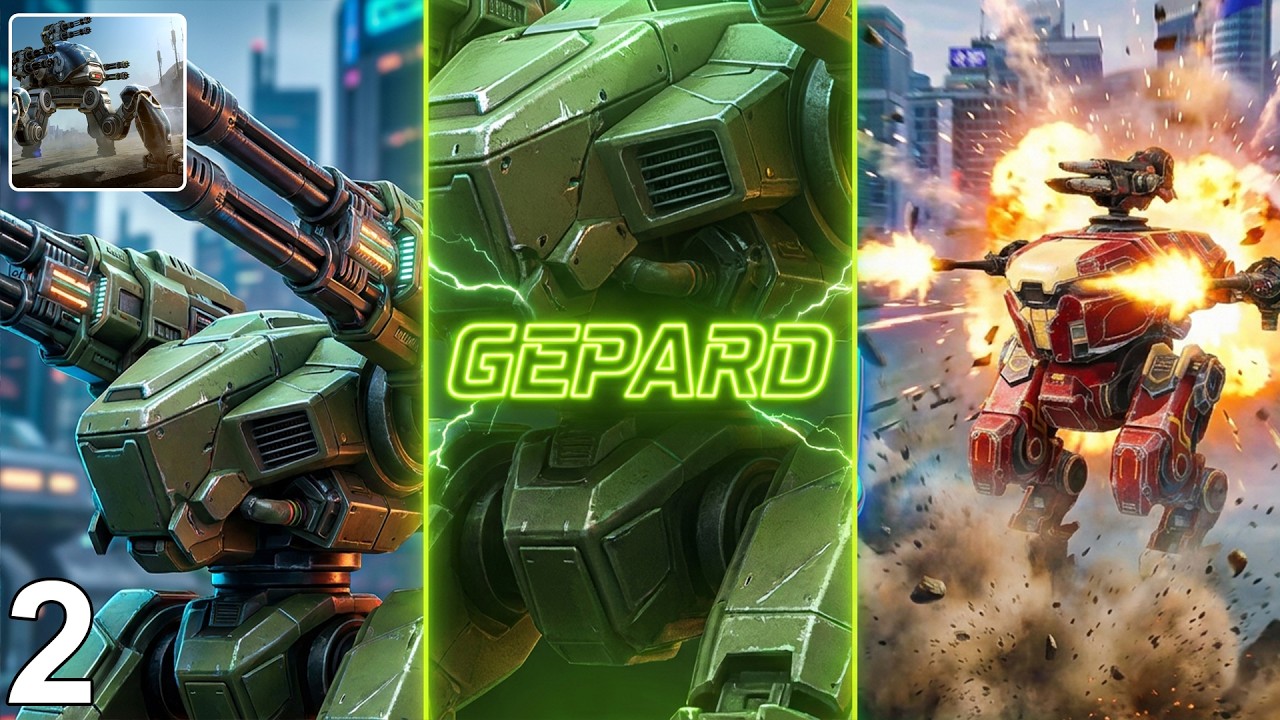 PURCHASING NEW ROBOT GEPARD! 🤖💥 DUAL CANNON & ROCKET LAUNCHER | War Robots Part 2