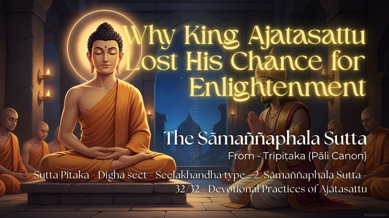 Why King Ajatasattu Lost His Chance for Enlightenment | The Sāma&ntilde;&ntilde;aphala Sutta