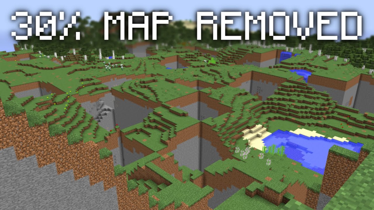 Minecraft UHC but 30% of the CHUNKS of the map have been DELETED...