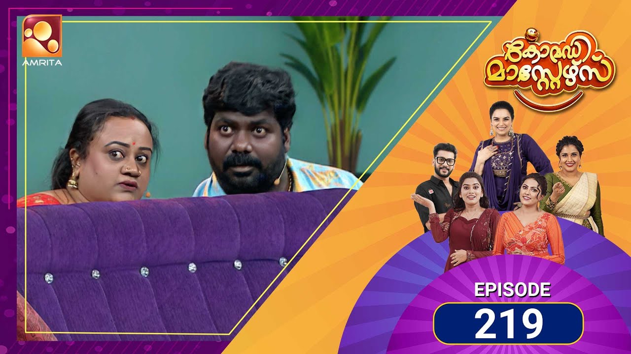219 Episodes of Laughter! 😂Comedy Masters keeps the fun rolling! | Mon&ndash;Wed @ 9 PM | Amrita TV