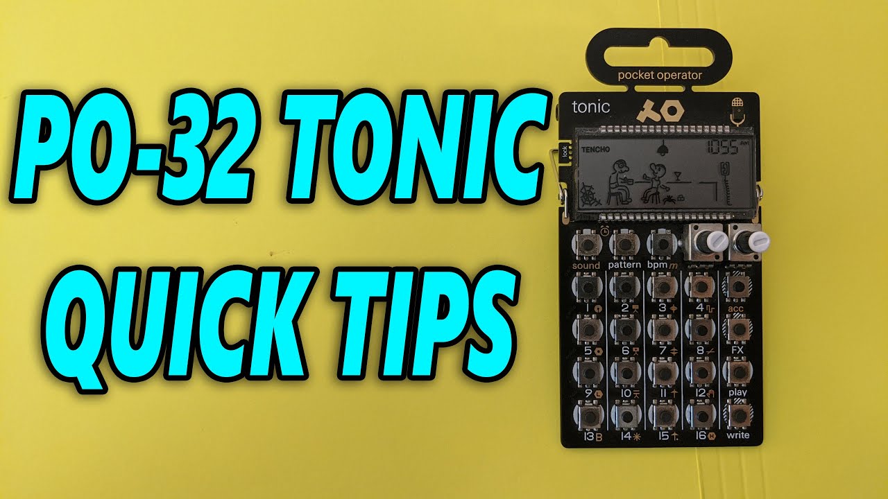 PO-32 Quick Tips: Solo and Mute Groups!
