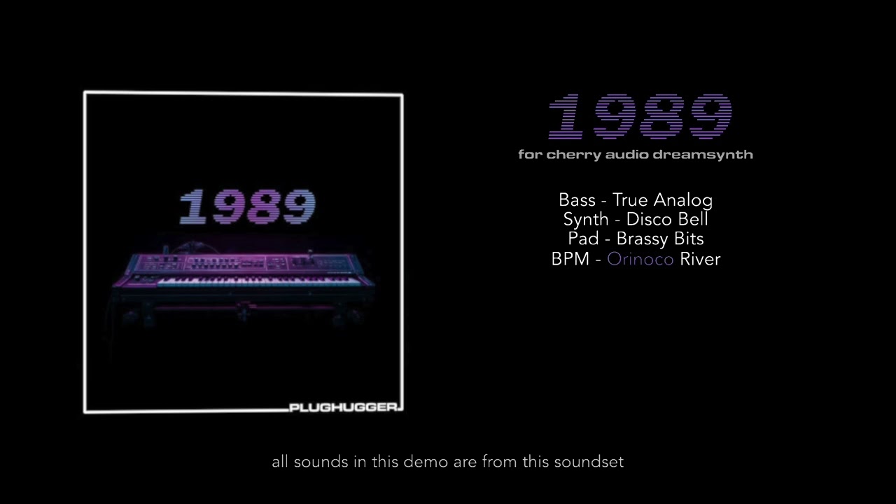 1989: 80s Pop Sounds for Cherry Audio Dreamsynth