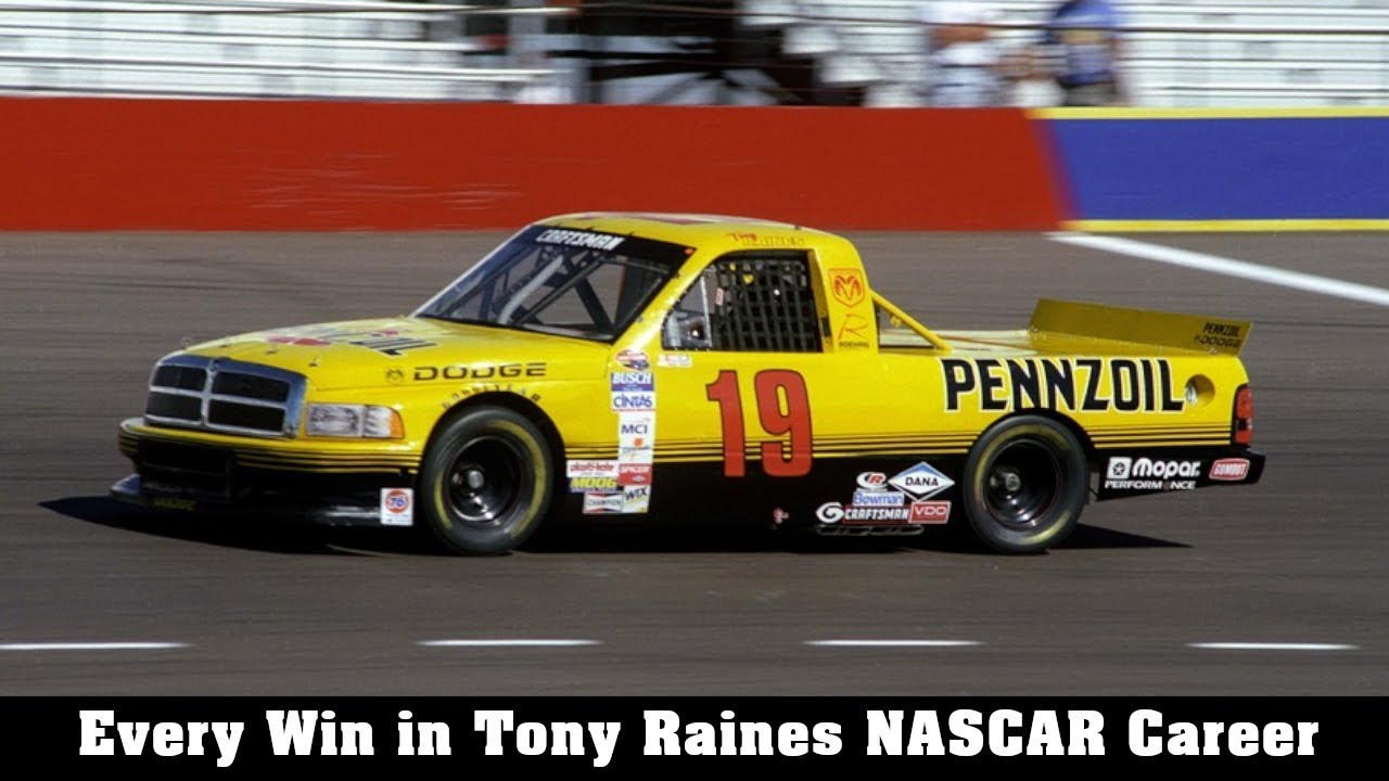 Every NASCAR Win: Tony Raines