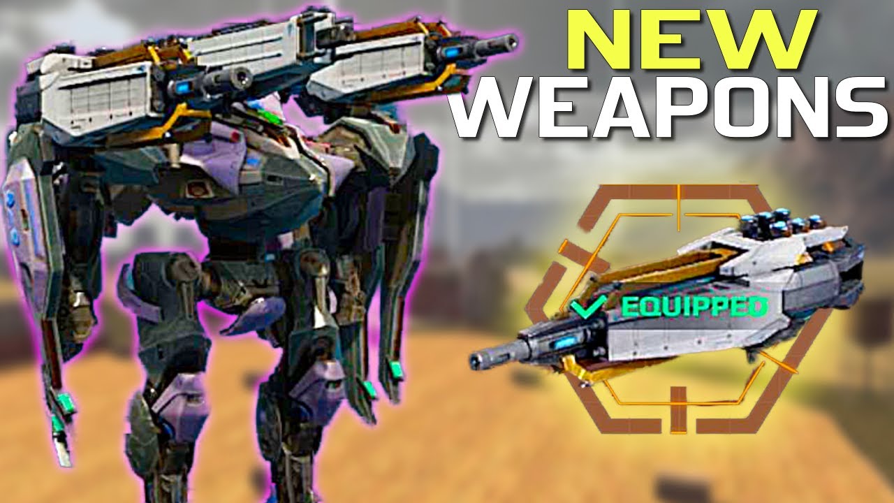 NEW Glaive/Lance Titan Weapon Gameplay - Crazy NO RELOAD Energy Pulse Cannons | War Robots