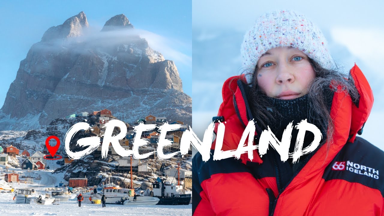 I traveled 600km NORTH of the Arctic Circle to Uummannaq, the Heart-Shaped Island in Greenland