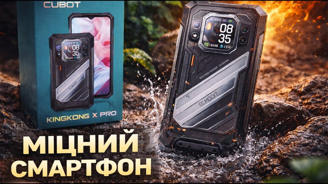 Cubot KingKong X Pro — жорсткий тест у складних умовах | огляд захищеного смартфона AliExpress
