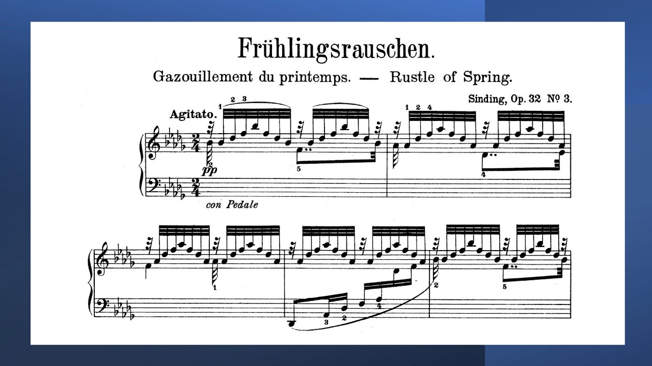 Sinding - Rustle of Spring - Played by Knut Erik Jensen - Simply Mesmerizing!