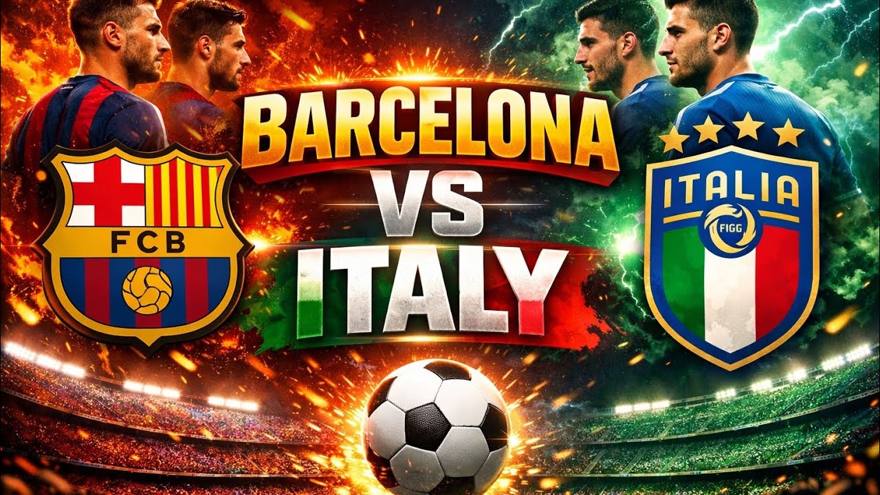 Barcelona Vs Italy Classic match | efootball mobile gameplay | #efootball #football #soccer #futbol 