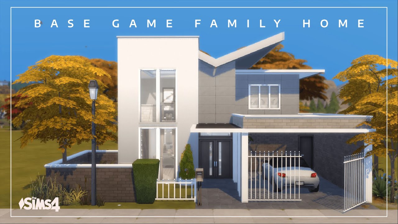 Base Game Family Home | No CC | Sims 4 stop motion build