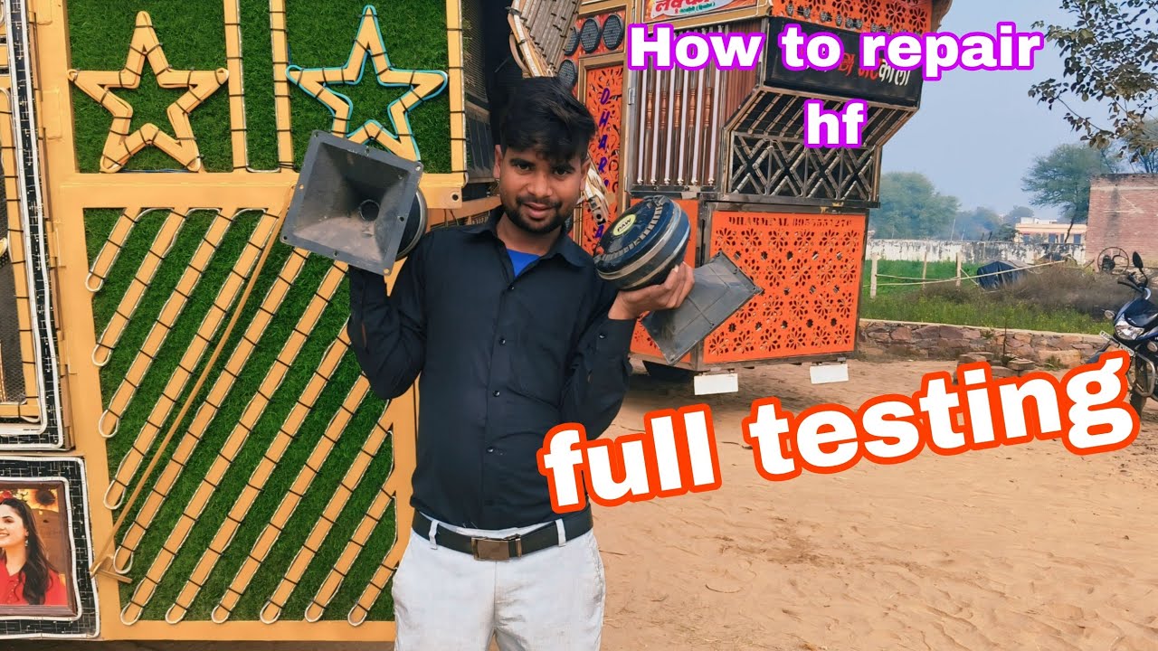 Dj hf repair 🥲आज डीजे की full tasting ki // hf ko repair Kiya 