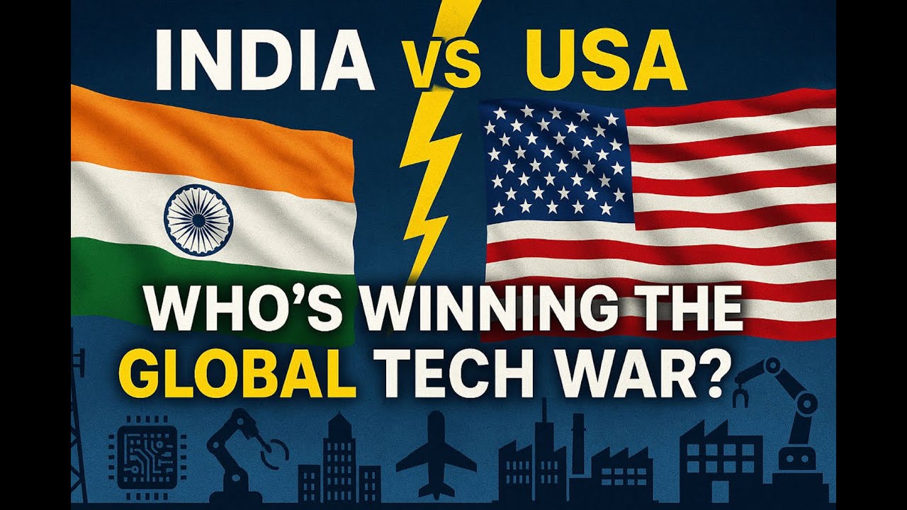🇮🇳 India vs 🇺🇸 USA &mdash; Who&rsquo;s Winning the Global Tech War?