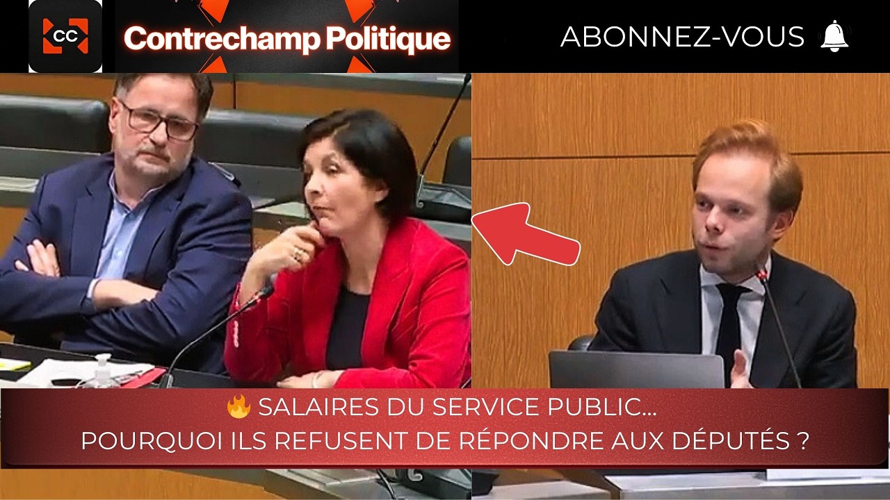 🔥 Salaires du service public...pourquoi ils REFUSENT de répondre aux députés ?