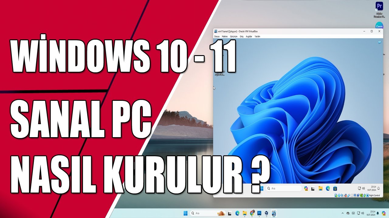 SANAL PC WİNDOWS KURULUMU 10 - 11 #windows #windows10 #windows11