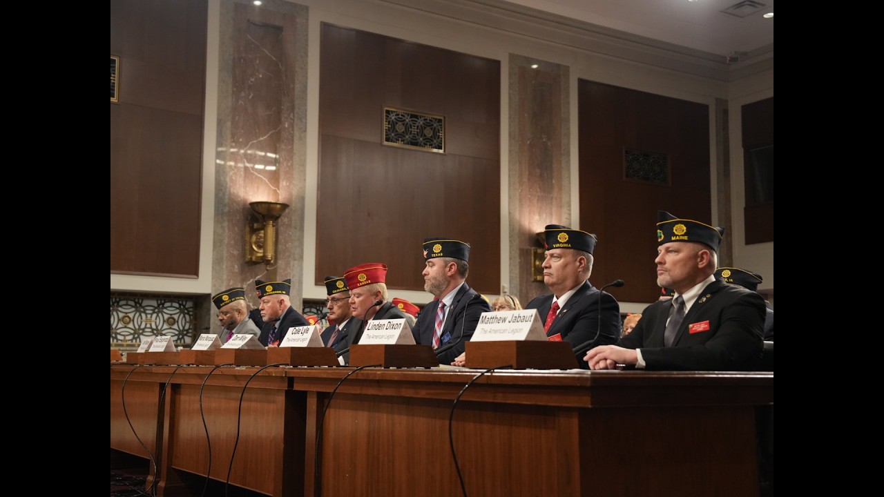 American Legion National Commander Wiley addresses Joint Veterans Affairs Committee