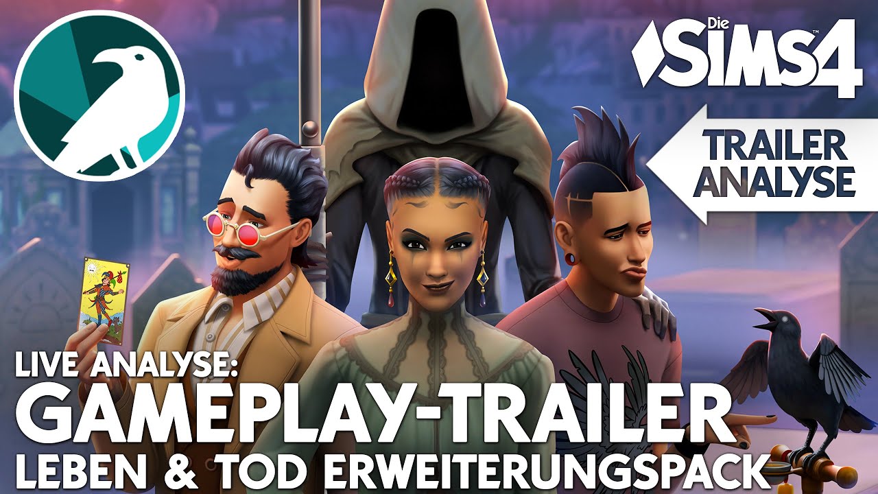 Leben & Tod GAMEPLAY TRAILER Analyse LIVE ☠️ Die Sims 4 Erweiterungspack