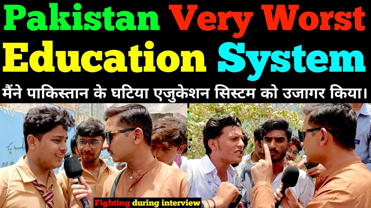 Pakistan's worst education system. India's good. | Comparison TV 