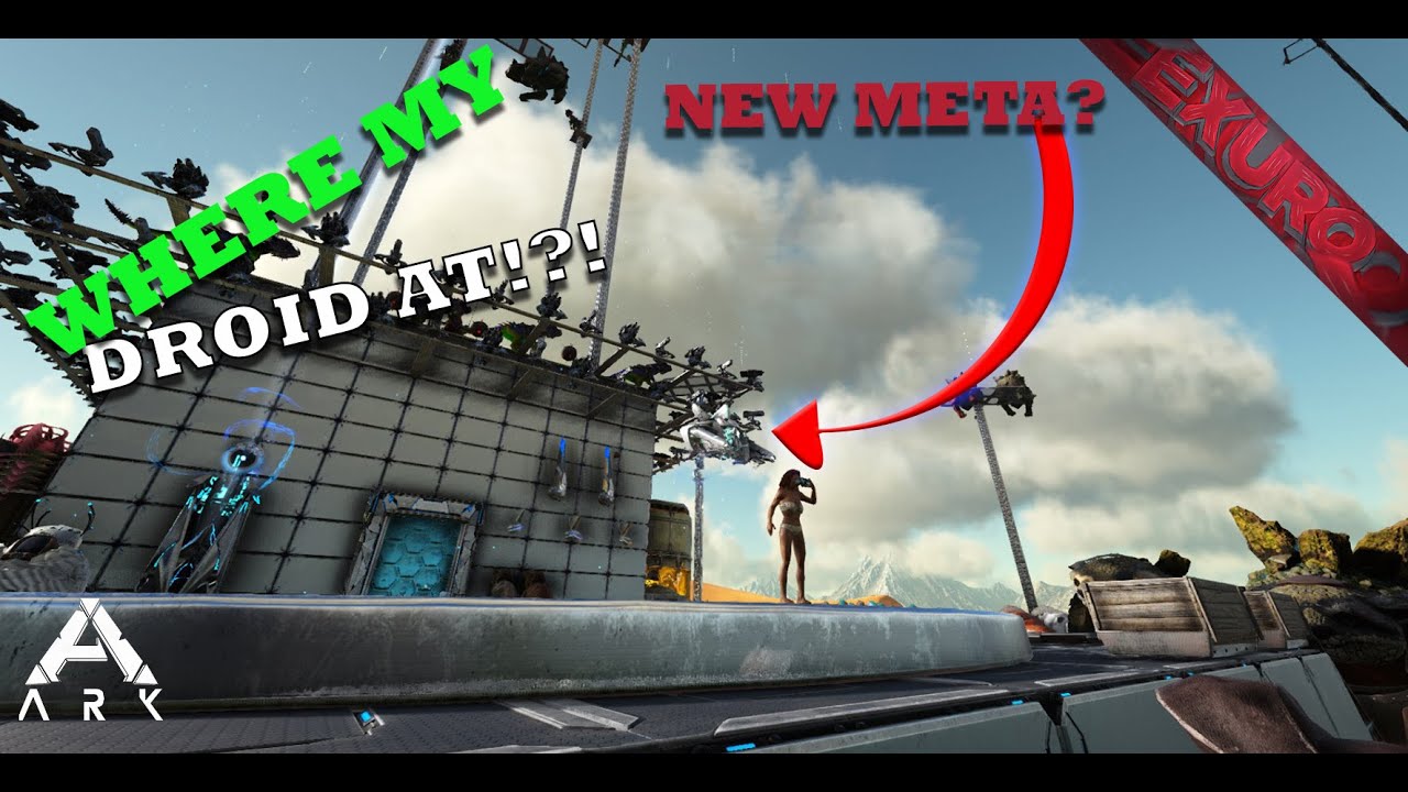 WHERE MY DROID AT!?! 3 Man PvP Servers - Ark: Survival Evolved MTS