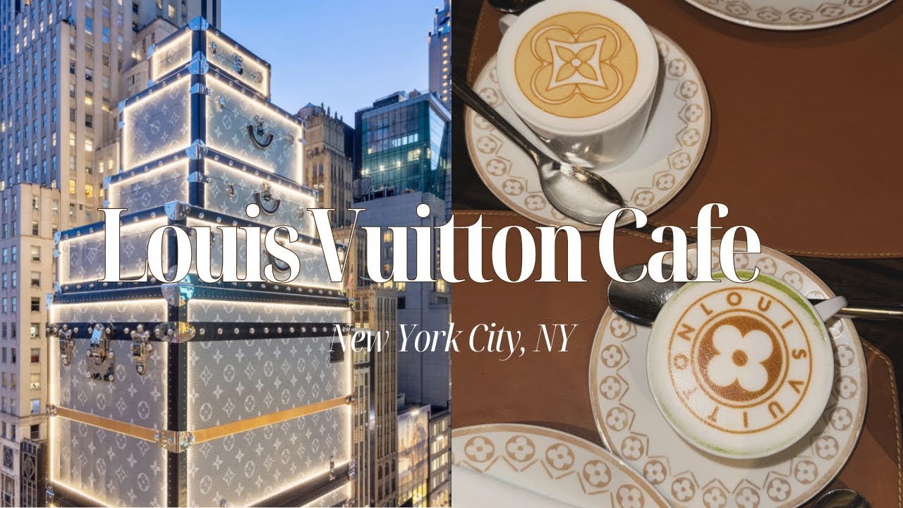Louis Vuitton Cafe Experience ☕✨ Aesthetic Dining Inside the LV Store