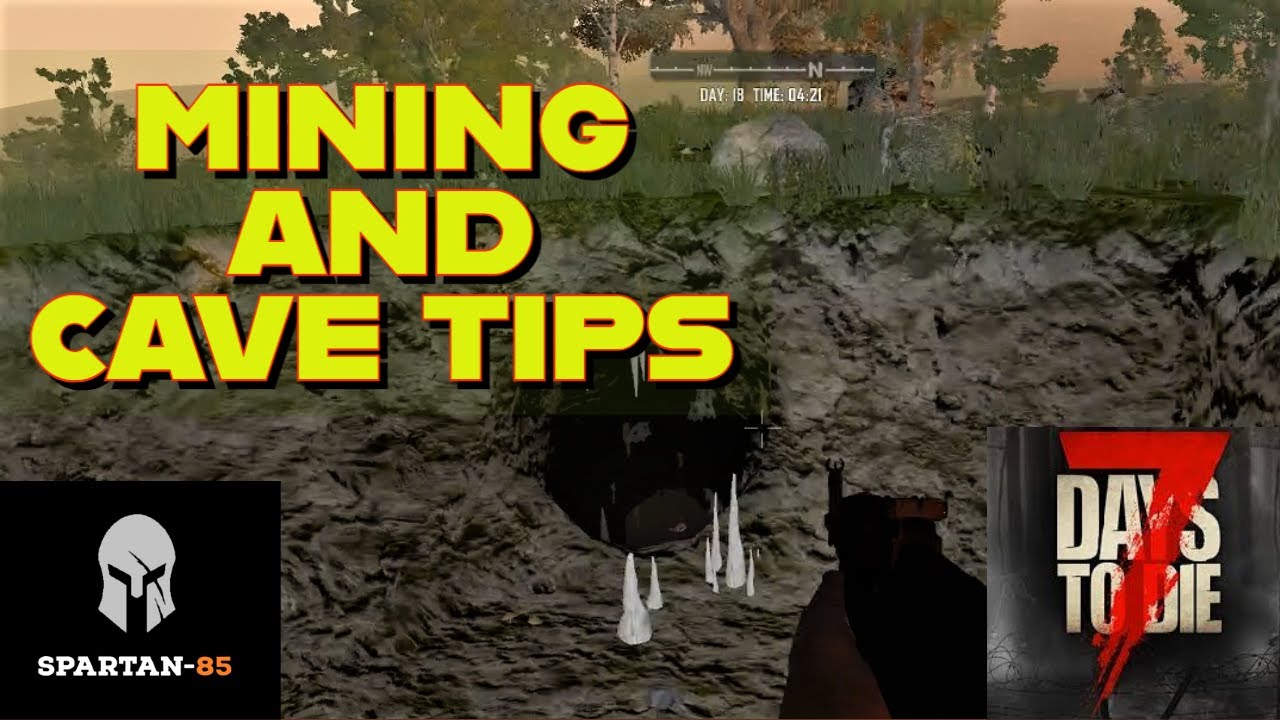 Советы и руководство по добыче ресурсов и исследованию пещер в игре 7 Days to Die — консольная ве...