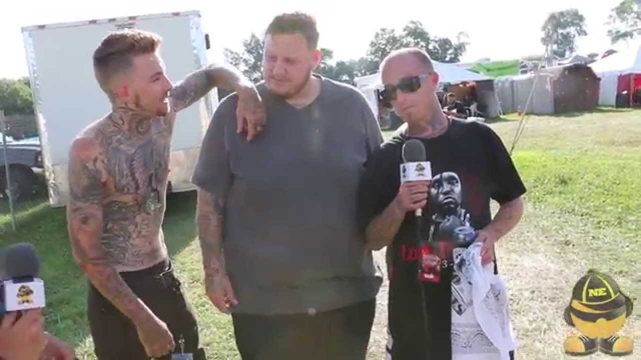 JellyRoll, Lil Wyte & Caskey at the 2014 Gathering of the Juggalos
