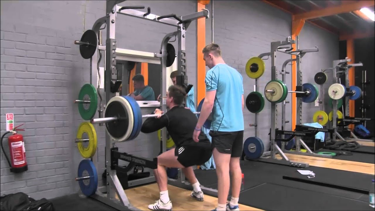 Rugby Academy Players in the Gym