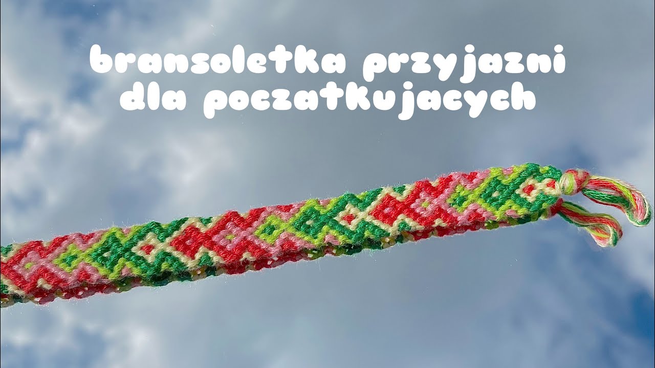 Jak zrobić bransoletkę przyjaźni z muliny | bransoletka z muliny diy | tutorial dla początkujących