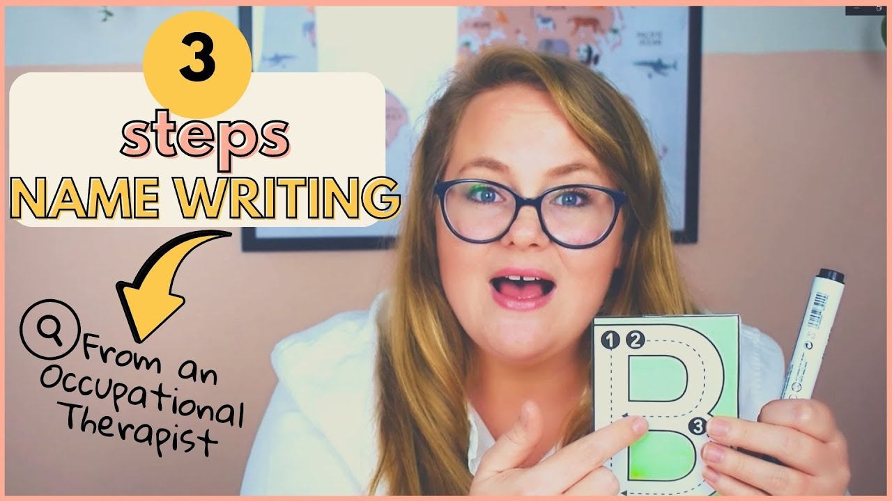 3 Simple Steps To Teach Children To Write Their Name | From a Pediatric Occupational Therapist