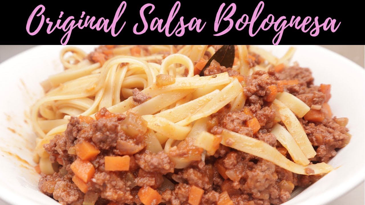 La ORIGINAL Salsa Bolognesa / Recetas Reales
