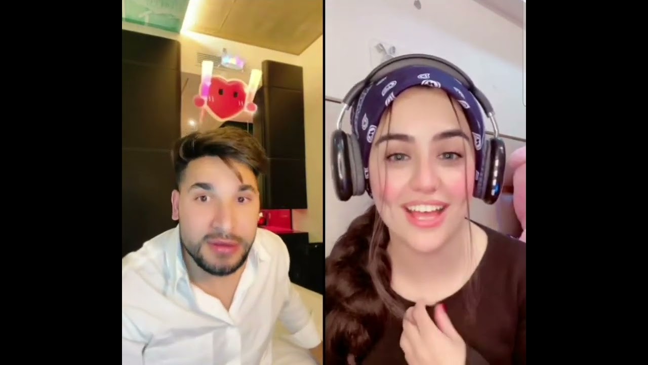 Waliullah Sahibzada Amna ta da meni ezhar wako waliullah Sahibzada da Amna sra gap shap Pashto video