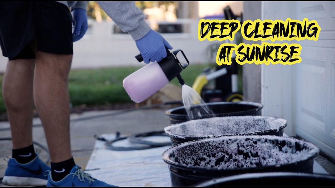 Detail Cleaning Dirty Ford Raptor Wheels - Satisfying Car Detailing At Sunrise